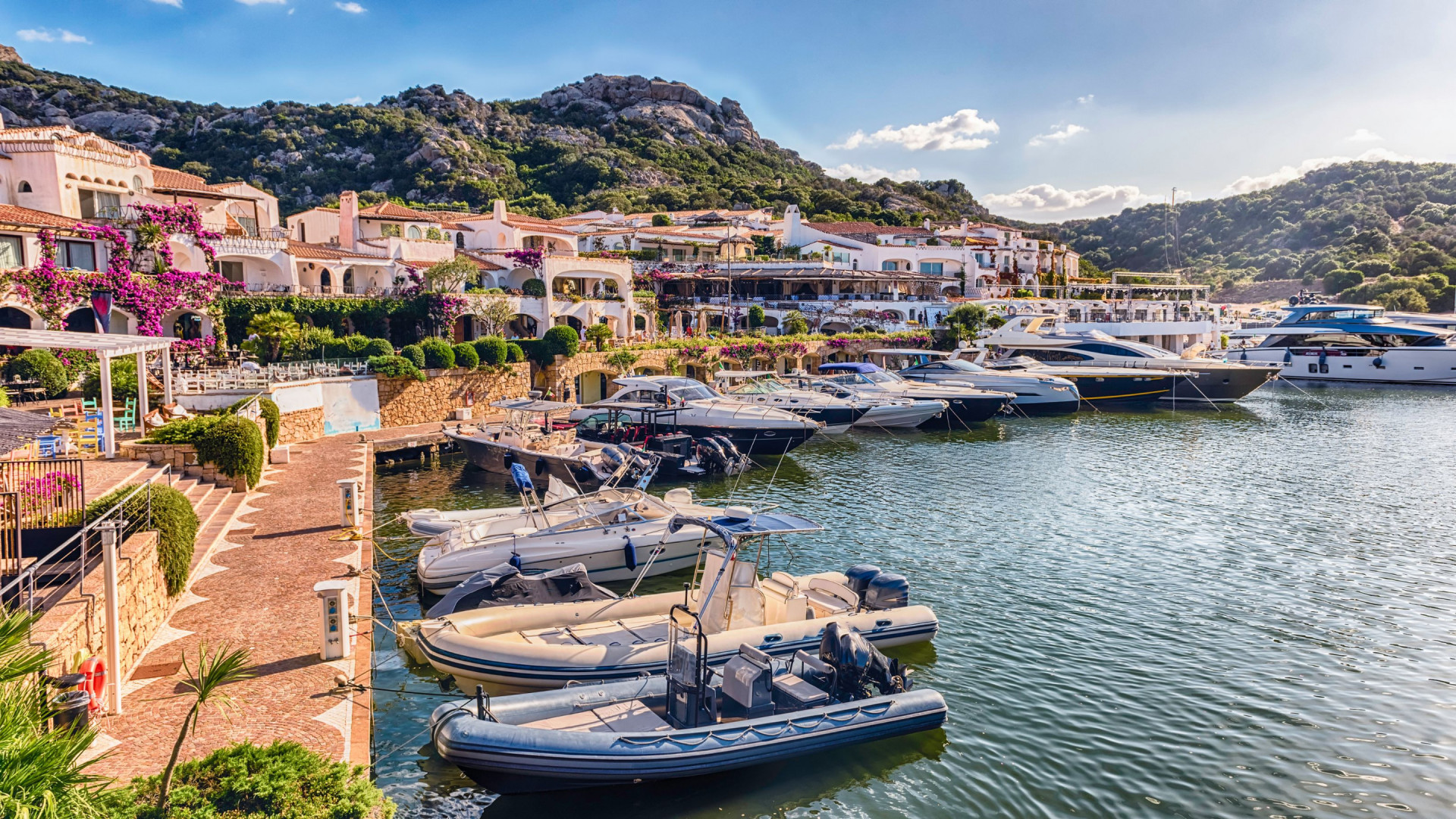 Sardinië - haven van poltu-quatu-costa-smeralda