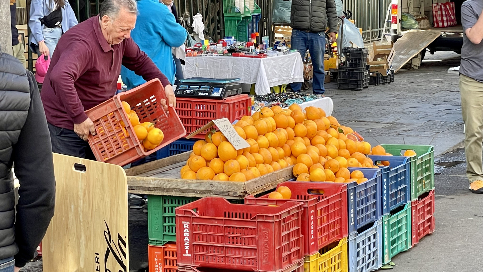 Catania - Sinaasappels op de markt